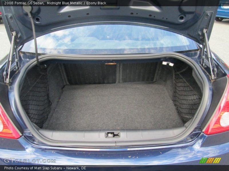 Midnight Blue Metallic / Ebony Black 2008 Pontiac G6 Sedan