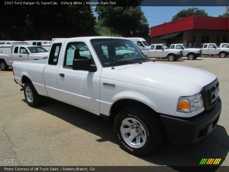 Oxford White / Medium Dark Flint 2007 Ford Ranger XL SuperCab
