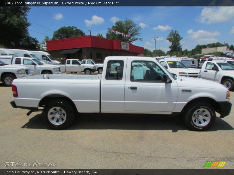 Oxford White / Medium Dark Flint 2007 Ford Ranger XL SuperCab