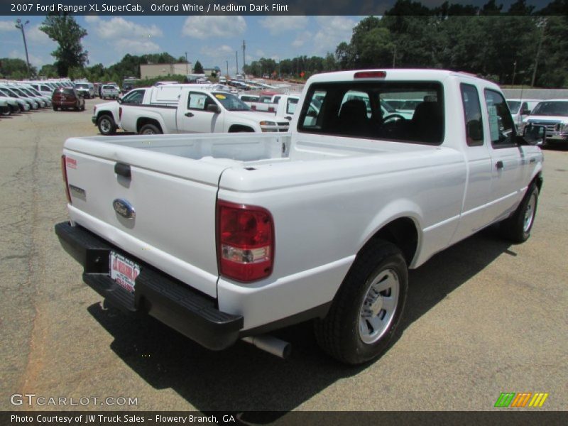 Oxford White / Medium Dark Flint 2007 Ford Ranger XL SuperCab