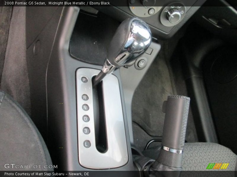 Midnight Blue Metallic / Ebony Black 2008 Pontiac G6 Sedan