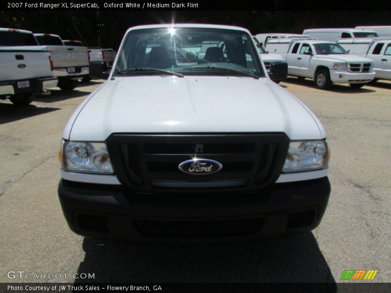 Oxford White / Medium Dark Flint 2007 Ford Ranger XL SuperCab