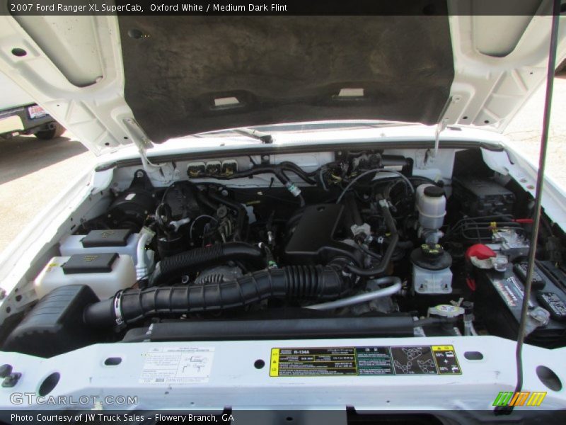Oxford White / Medium Dark Flint 2007 Ford Ranger XL SuperCab