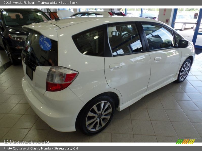 Taffeta White / Sport Black 2013 Honda Fit Sport