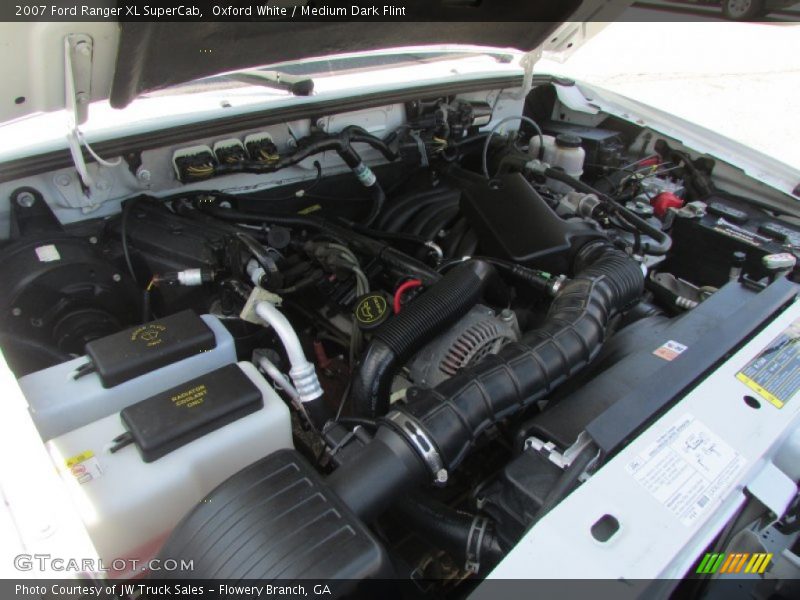 Oxford White / Medium Dark Flint 2007 Ford Ranger XL SuperCab