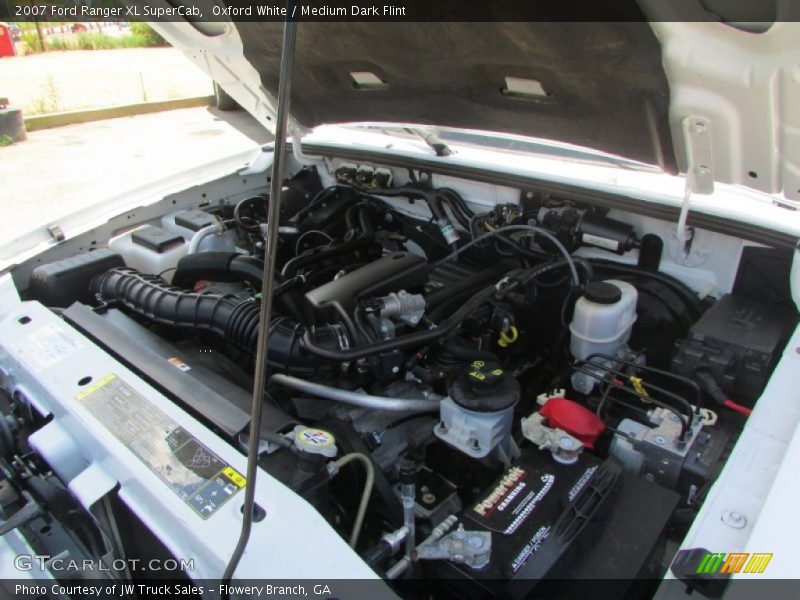 Oxford White / Medium Dark Flint 2007 Ford Ranger XL SuperCab