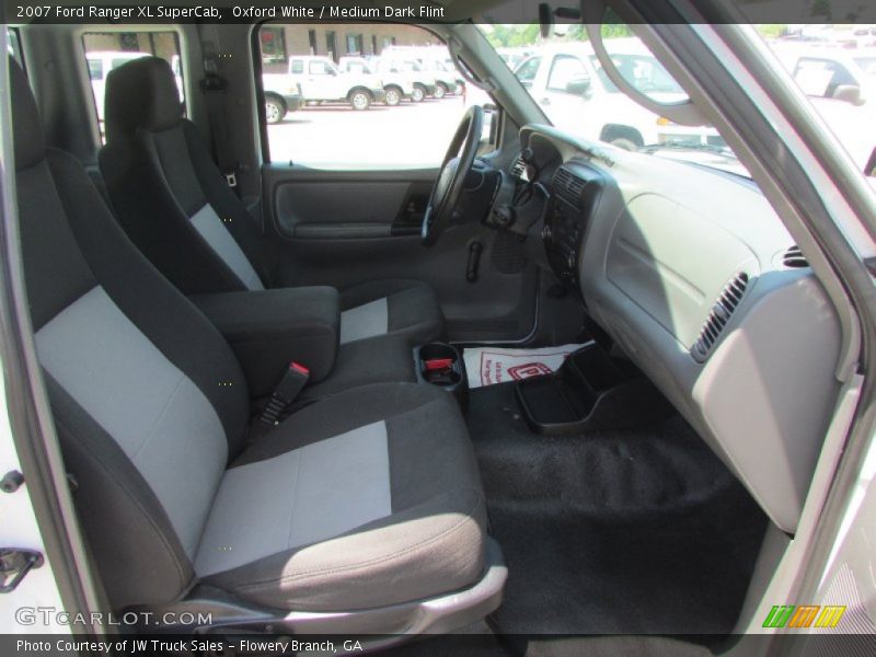 Oxford White / Medium Dark Flint 2007 Ford Ranger XL SuperCab