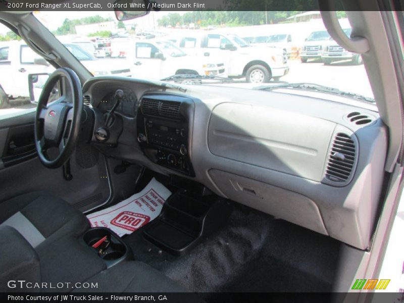 Oxford White / Medium Dark Flint 2007 Ford Ranger XL SuperCab