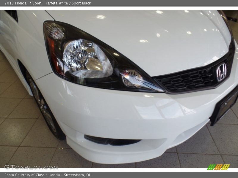 Taffeta White / Sport Black 2013 Honda Fit Sport