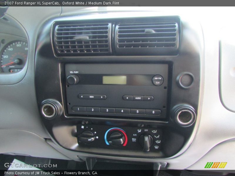 Oxford White / Medium Dark Flint 2007 Ford Ranger XL SuperCab