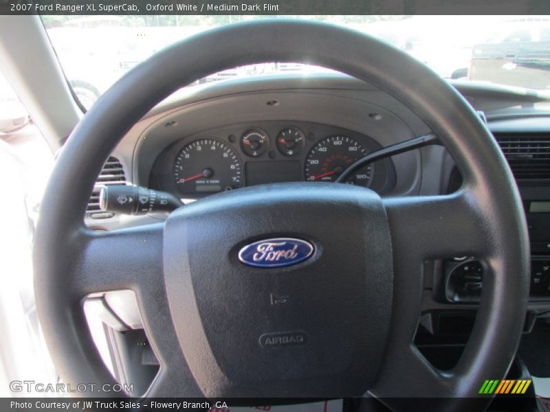 Oxford White / Medium Dark Flint 2007 Ford Ranger XL SuperCab
