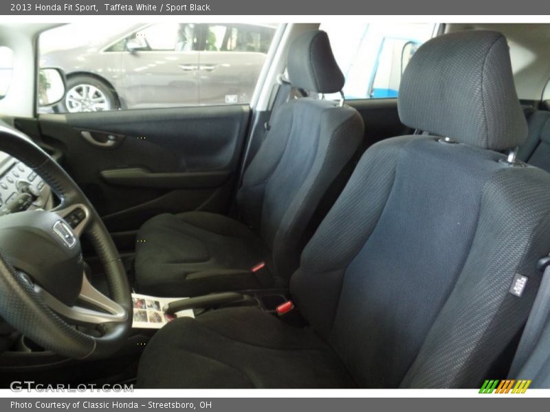Taffeta White / Sport Black 2013 Honda Fit Sport