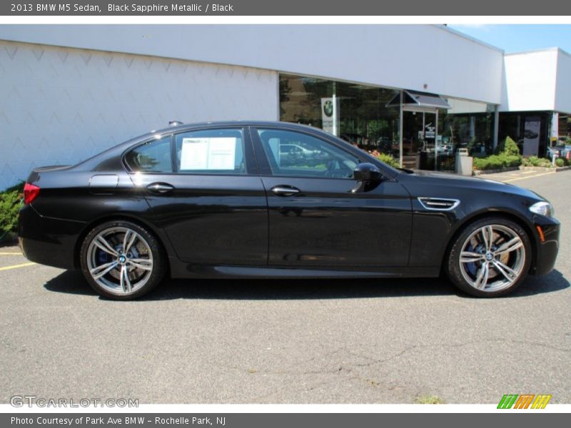 Black Sapphire Metallic / Black 2013 BMW M5 Sedan