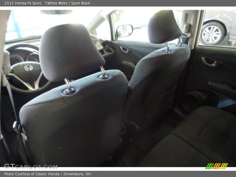 Taffeta White / Sport Black 2013 Honda Fit Sport