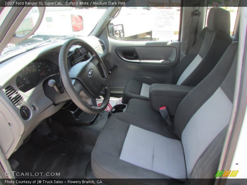 Oxford White / Medium Dark Flint 2007 Ford Ranger XL SuperCab