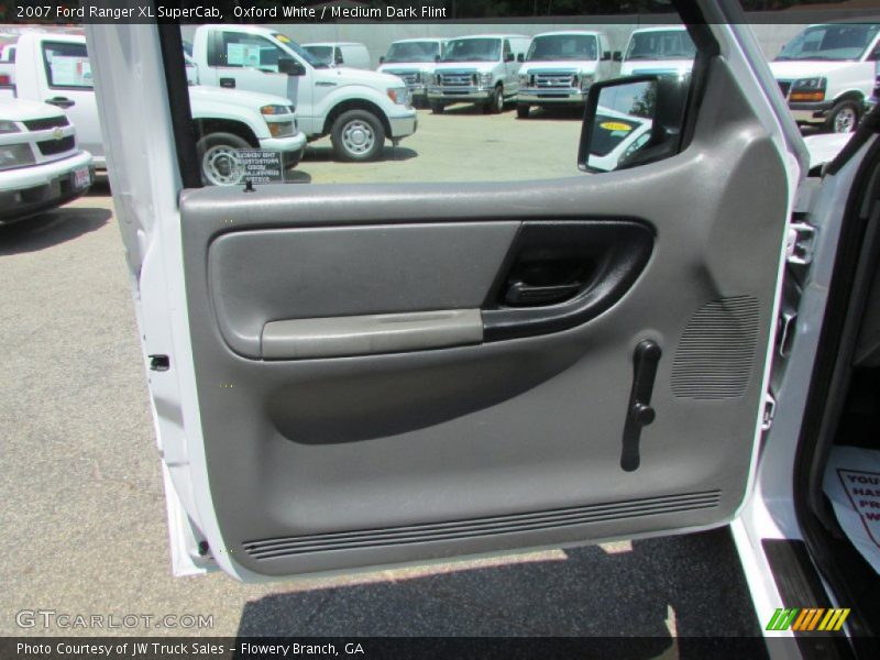 Oxford White / Medium Dark Flint 2007 Ford Ranger XL SuperCab