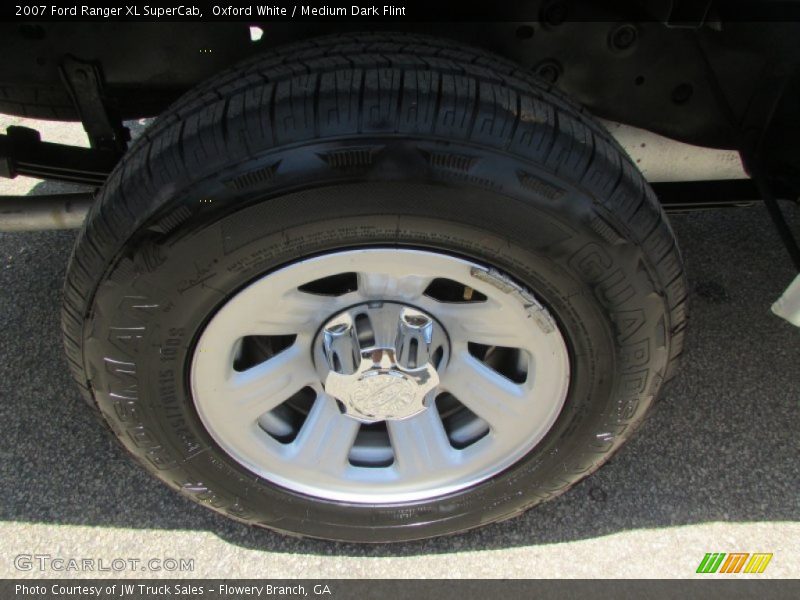 Oxford White / Medium Dark Flint 2007 Ford Ranger XL SuperCab
