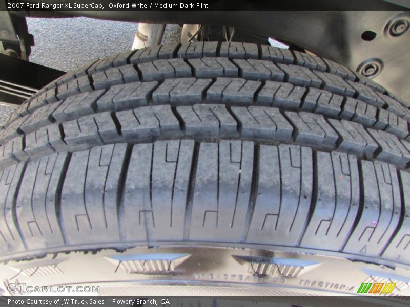 Oxford White / Medium Dark Flint 2007 Ford Ranger XL SuperCab