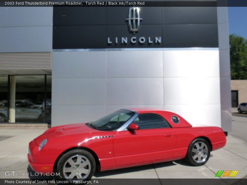 Torch Red / Black Ink/Torch Red 2003 Ford Thunderbird Premium Roadster
