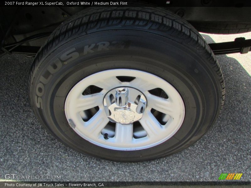 Oxford White / Medium Dark Flint 2007 Ford Ranger XL SuperCab