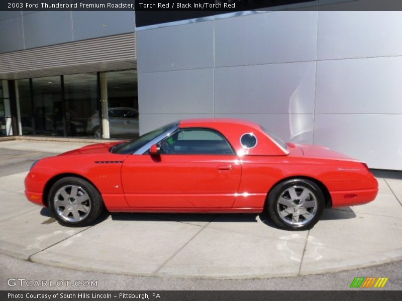 Torch Red / Black Ink/Torch Red 2003 Ford Thunderbird Premium Roadster