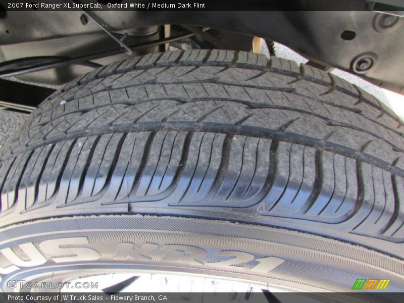 Oxford White / Medium Dark Flint 2007 Ford Ranger XL SuperCab