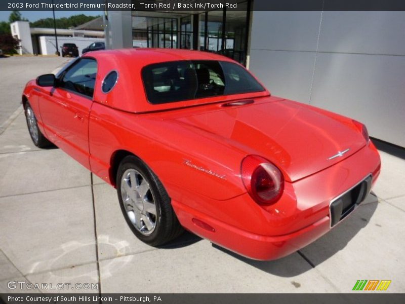 Torch Red / Black Ink/Torch Red 2003 Ford Thunderbird Premium Roadster