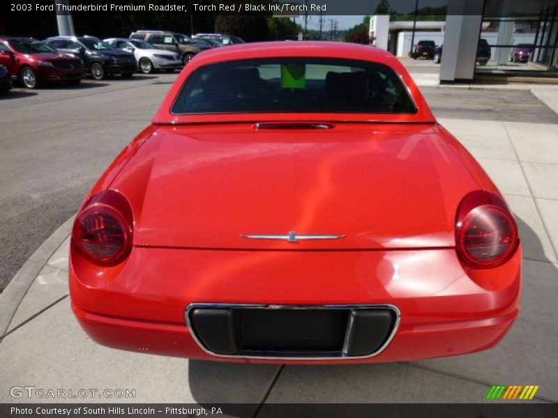 Torch Red / Black Ink/Torch Red 2003 Ford Thunderbird Premium Roadster