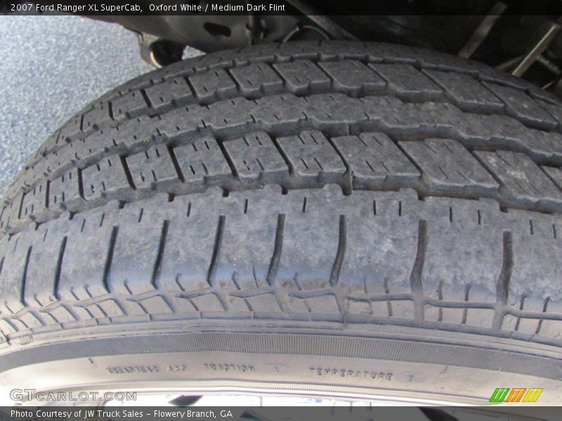 Oxford White / Medium Dark Flint 2007 Ford Ranger XL SuperCab