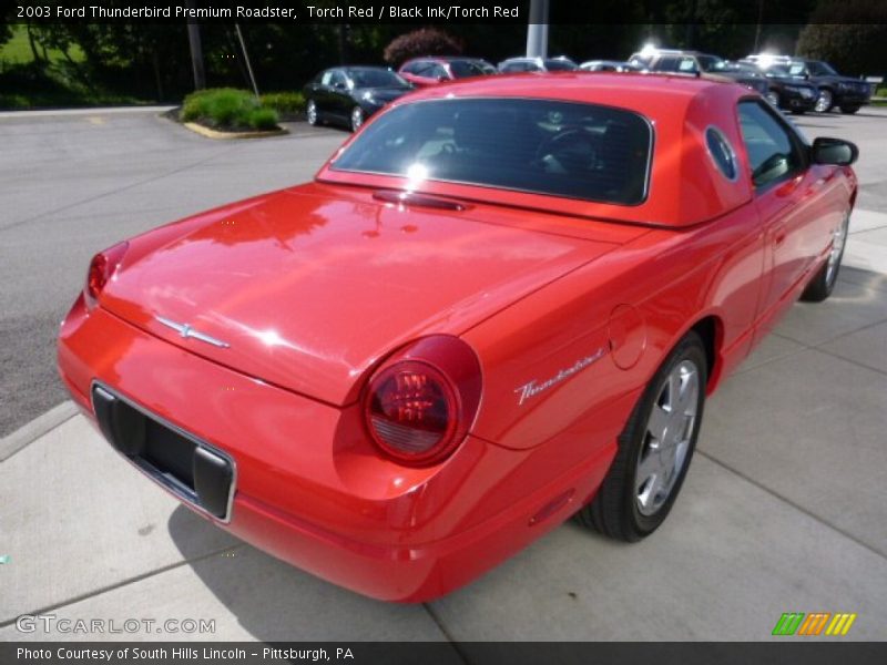 Torch Red / Black Ink/Torch Red 2003 Ford Thunderbird Premium Roadster