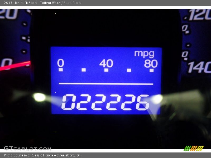 Taffeta White / Sport Black 2013 Honda Fit Sport