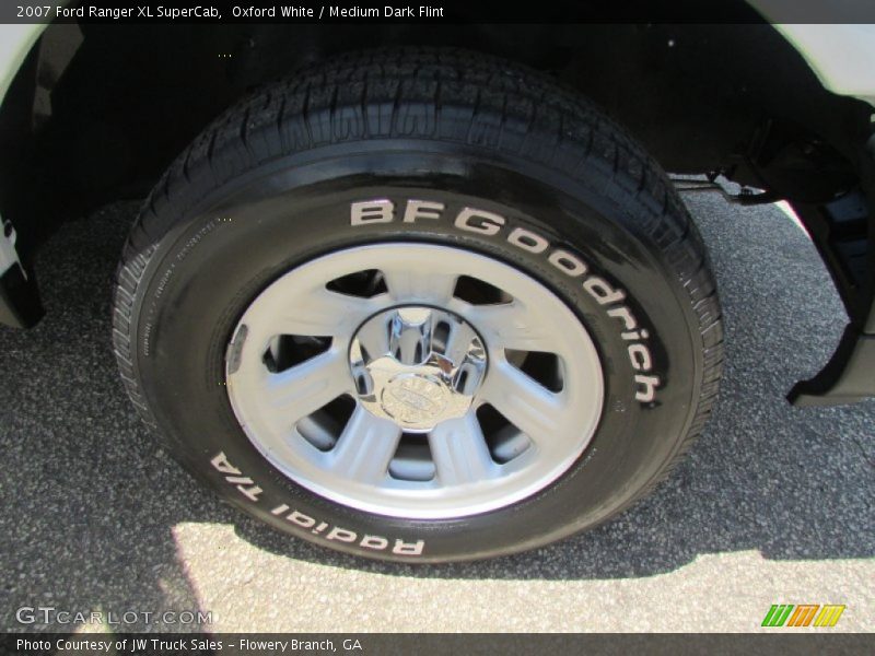 Oxford White / Medium Dark Flint 2007 Ford Ranger XL SuperCab