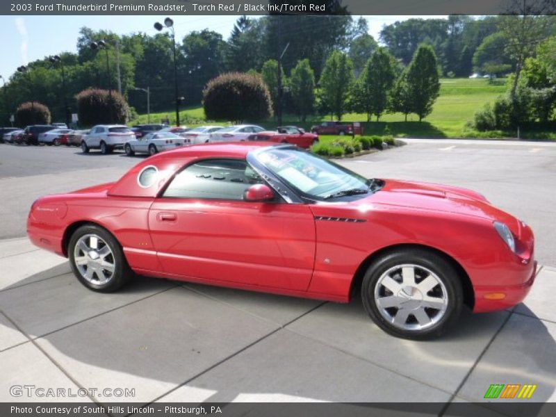 Torch Red / Black Ink/Torch Red 2003 Ford Thunderbird Premium Roadster