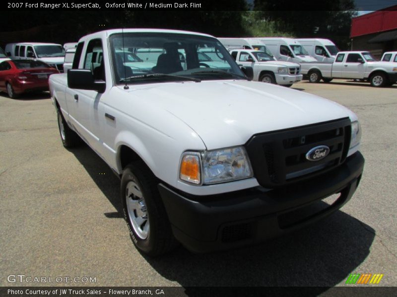 Oxford White / Medium Dark Flint 2007 Ford Ranger XL SuperCab