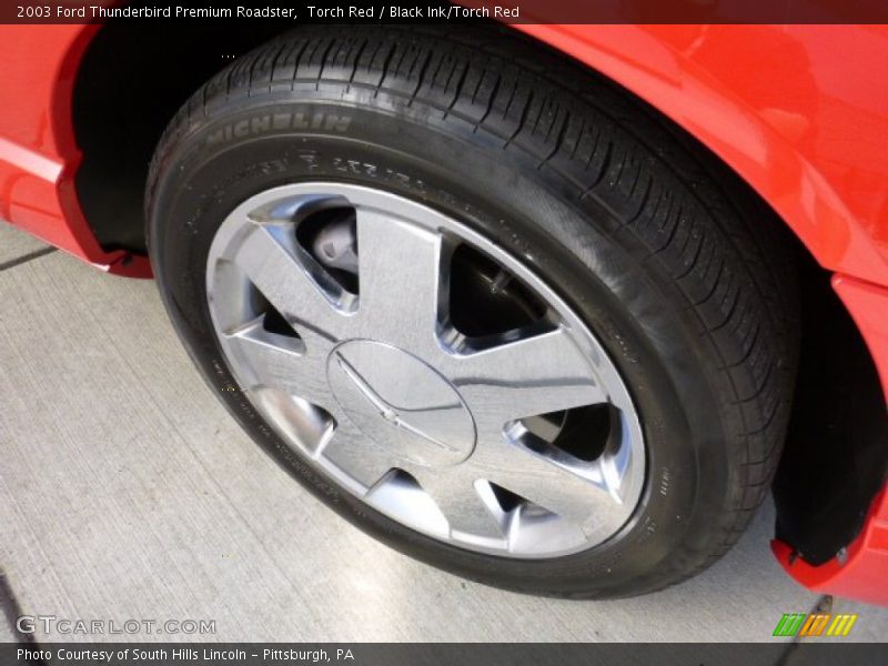 Torch Red / Black Ink/Torch Red 2003 Ford Thunderbird Premium Roadster