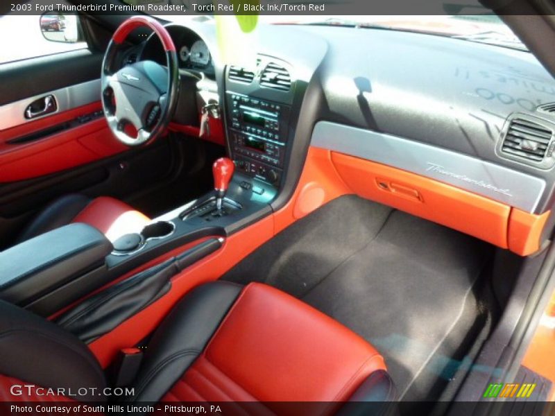 Torch Red / Black Ink/Torch Red 2003 Ford Thunderbird Premium Roadster