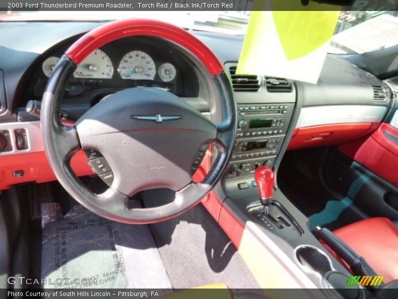 Torch Red / Black Ink/Torch Red 2003 Ford Thunderbird Premium Roadster