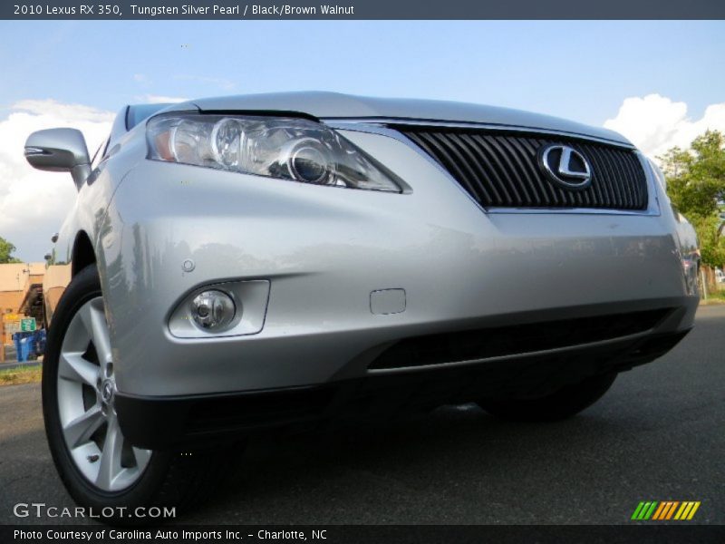 Tungsten Silver Pearl / Black/Brown Walnut 2010 Lexus RX 350