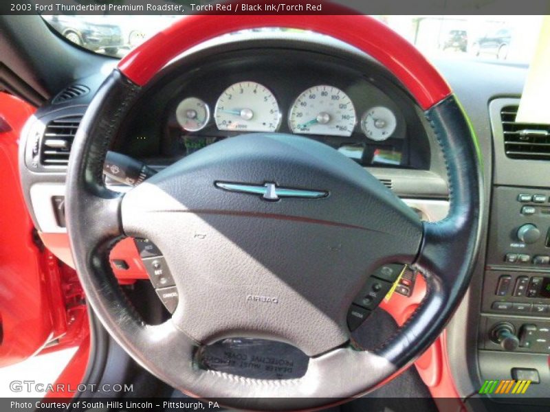 Torch Red / Black Ink/Torch Red 2003 Ford Thunderbird Premium Roadster