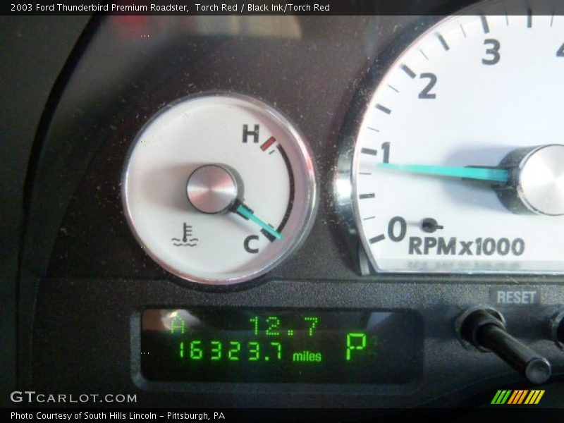 Torch Red / Black Ink/Torch Red 2003 Ford Thunderbird Premium Roadster