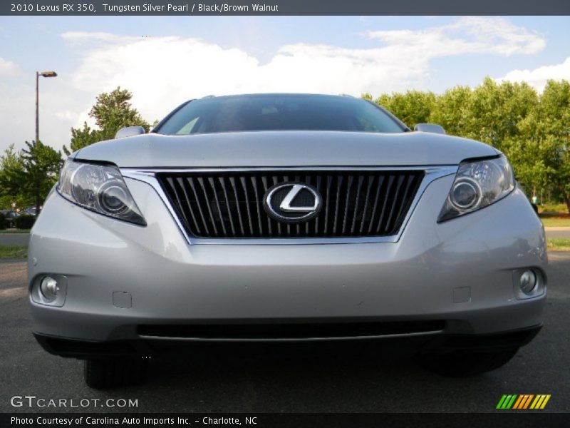 Tungsten Silver Pearl / Black/Brown Walnut 2010 Lexus RX 350