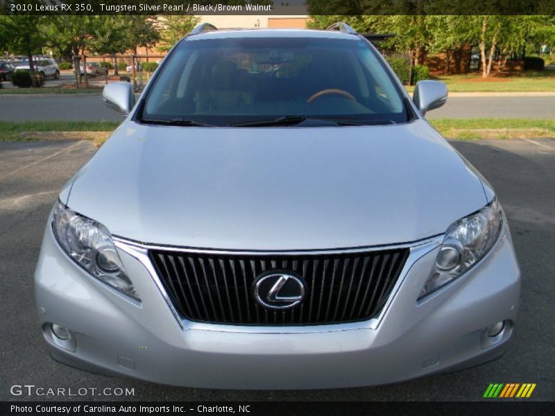 Tungsten Silver Pearl / Black/Brown Walnut 2010 Lexus RX 350