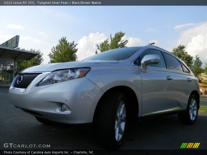 Tungsten Silver Pearl / Black/Brown Walnut 2010 Lexus RX 350