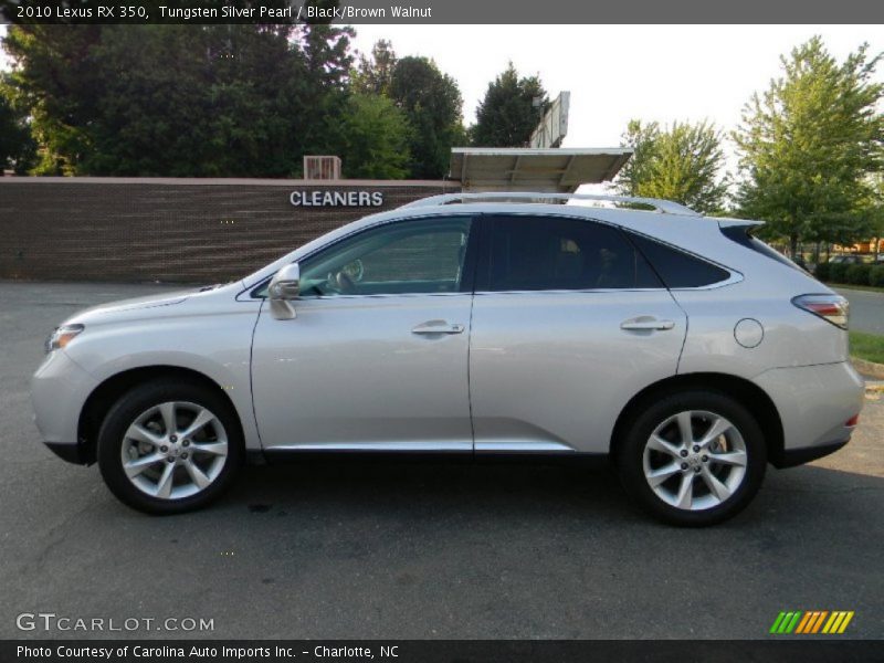 Tungsten Silver Pearl / Black/Brown Walnut 2010 Lexus RX 350