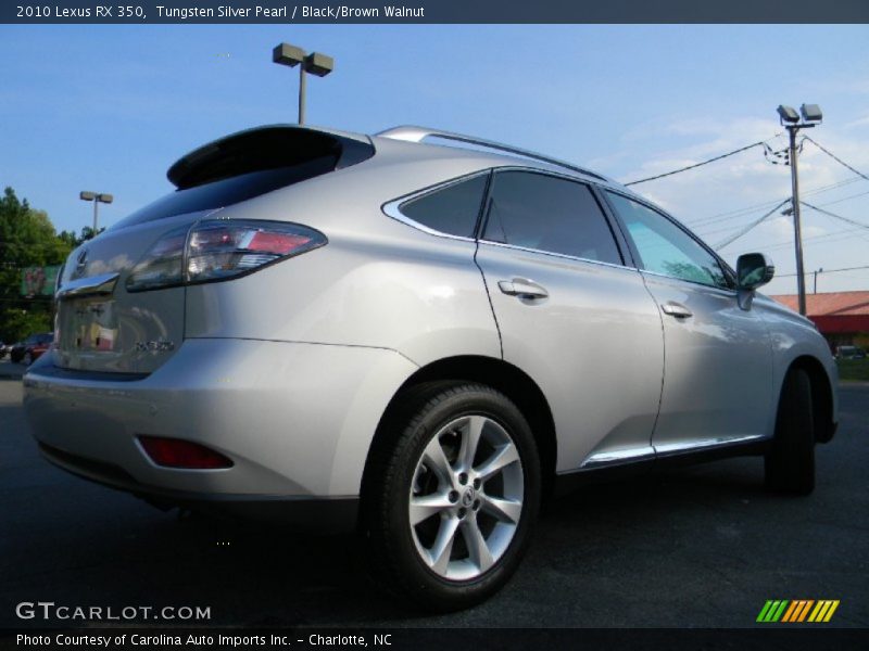 Tungsten Silver Pearl / Black/Brown Walnut 2010 Lexus RX 350