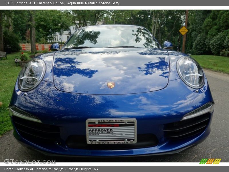 Aqua Blue Metallic / Stone Grey 2012 Porsche 911 Carrera S Coupe