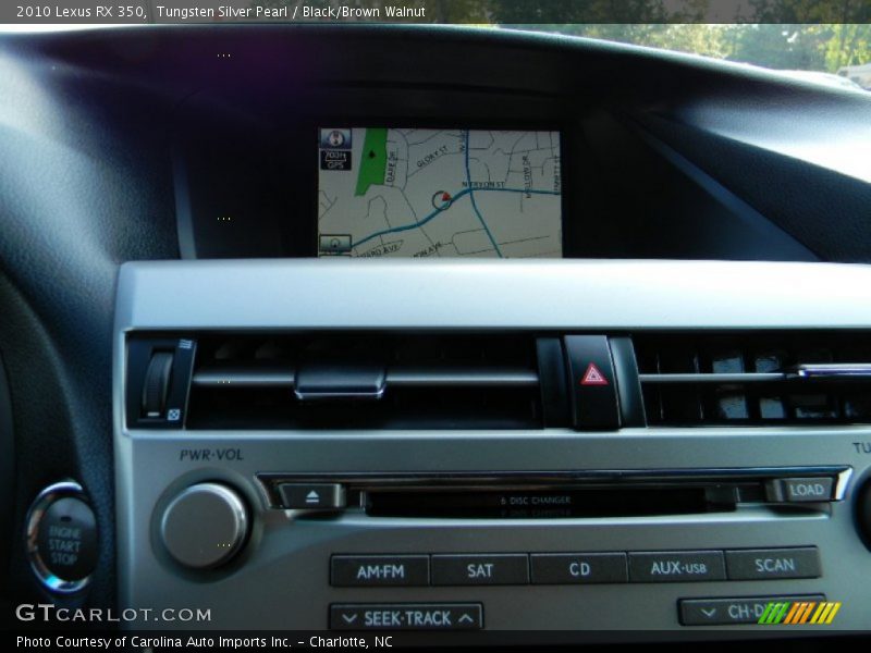Tungsten Silver Pearl / Black/Brown Walnut 2010 Lexus RX 350
