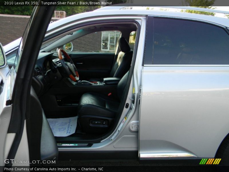 Tungsten Silver Pearl / Black/Brown Walnut 2010 Lexus RX 350