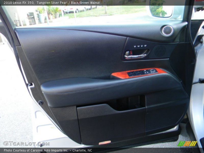 Tungsten Silver Pearl / Black/Brown Walnut 2010 Lexus RX 350