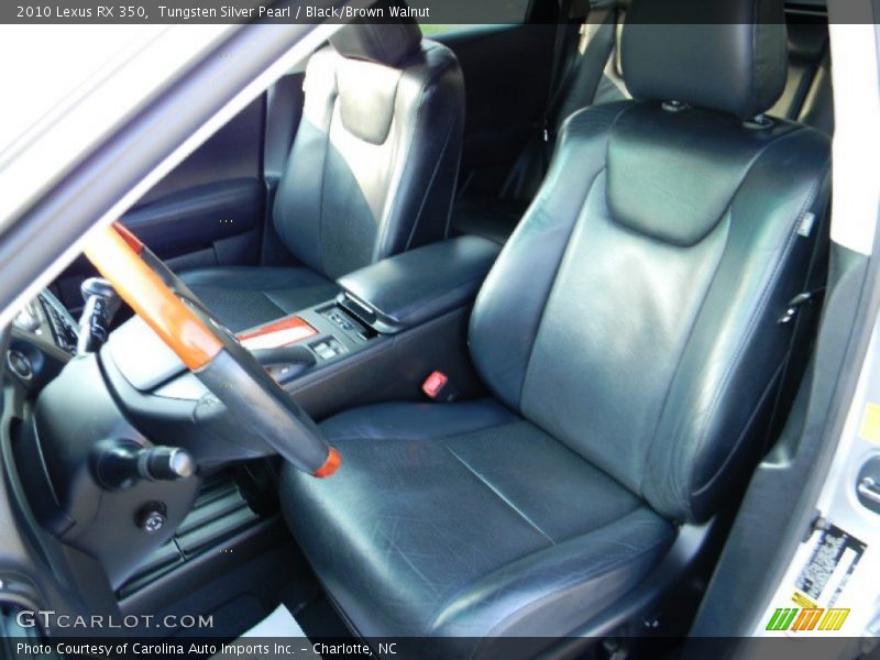 Tungsten Silver Pearl / Black/Brown Walnut 2010 Lexus RX 350